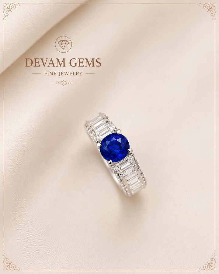 Royal Blue Sapphire Ring – Timeless Brilliance in Every Detail