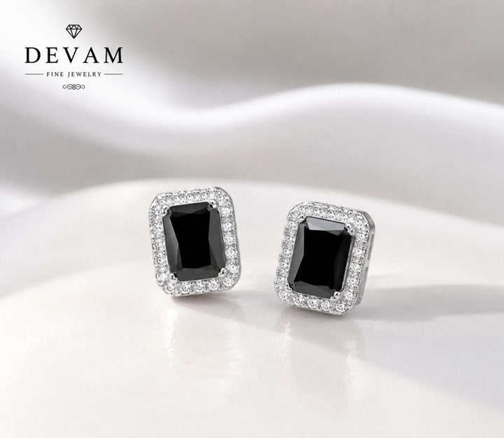 Halo Crystal Statement Earrings