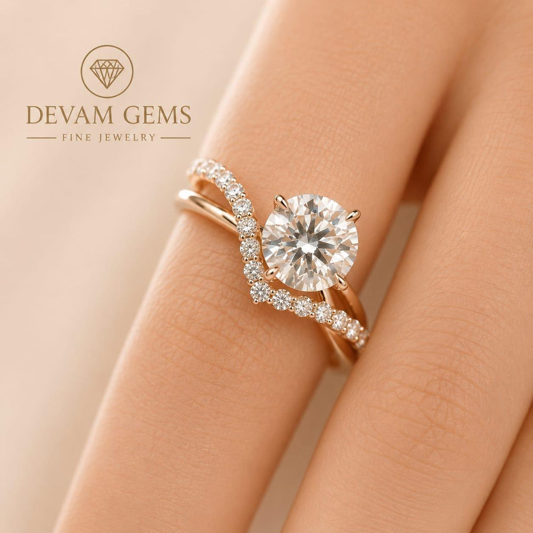 Elegant Round Cut Solitaire Ring