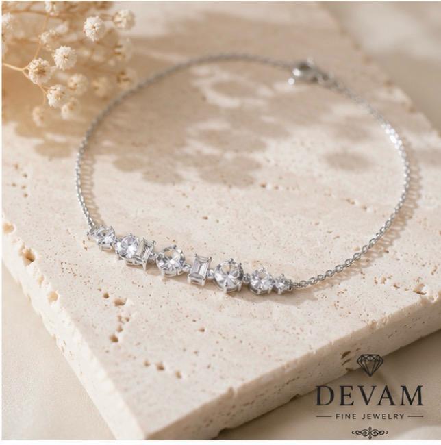 Celestial Spark Tennis Bracelet