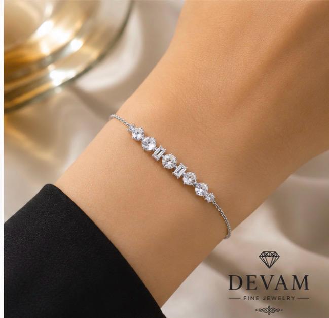 Celestial Spark Tennis Bracelet