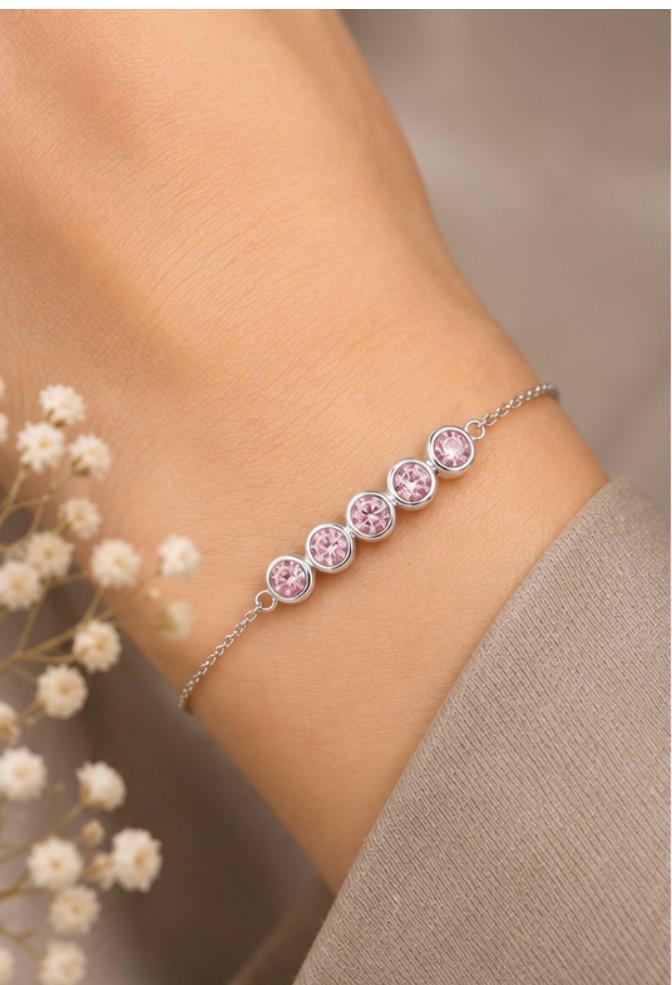 Blush Harmony Five-Daimond Bracelet